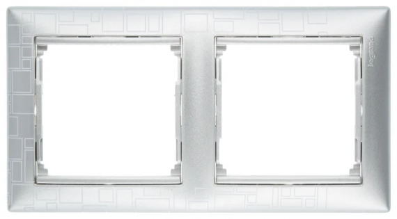 Фотография товара 'Legrand Valena Classic DIY Рамка 2 поста, горизонтальная 694354'