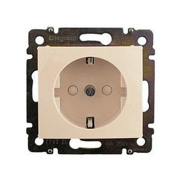 Фотография товара 'Legrand Valena Classic DIY Розетка 2К+З, 10/16А 230/250В 695613'