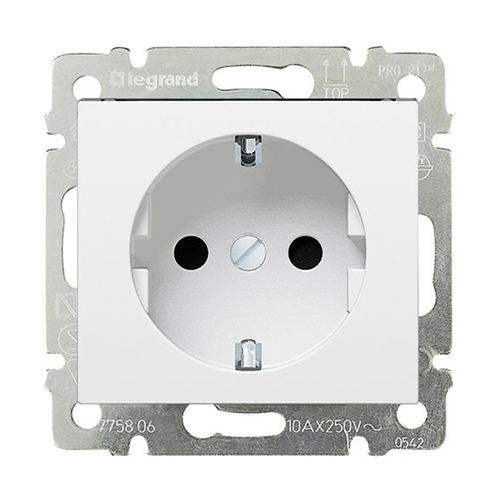 Фотография товара 'Legrand Valena Classic DIY Розетка 2К+З, 10/16А 230/250В 694280'