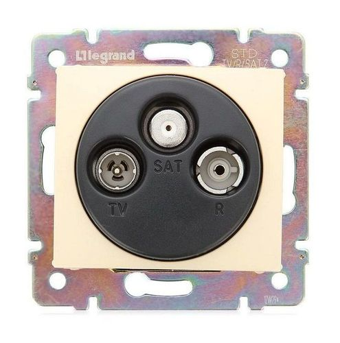 Фотография товара 'Legrand Valena Classic DIY Розетка TV-FM-SAT оконечная 10 дБ 695619'