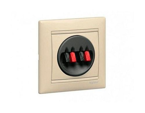Фотография товара 'Legrand Valena Classic DIY Розетка для подключения колонок 695621'