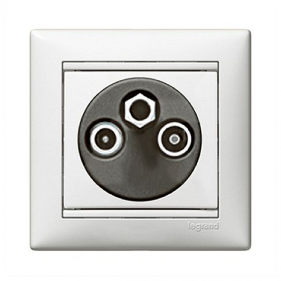 Фотография товара 'Legrand Valena Classic DIY РозеткаTV-FM-SAT звезда 695638'