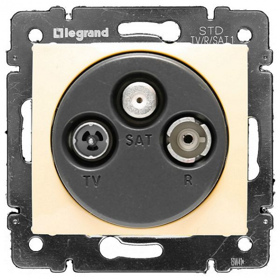 Фотография товара 'Legrand Valena Classic DIY Розетка TV-FM-SAT звезда 695639'