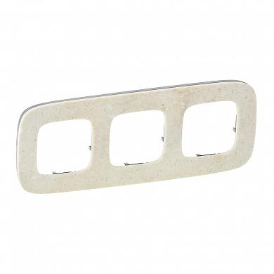 Фотография товара 'Legrand Valena ALLURE.Рамка "Дворцовый мрамор".3-постовая 755523'