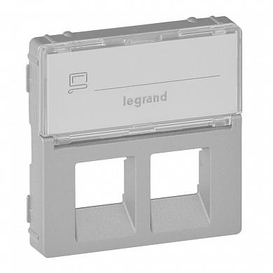 Фотография товара 'Legrand Valena Life Лицевая панель 2х RJ11, RJ45 с маркер. 755482'