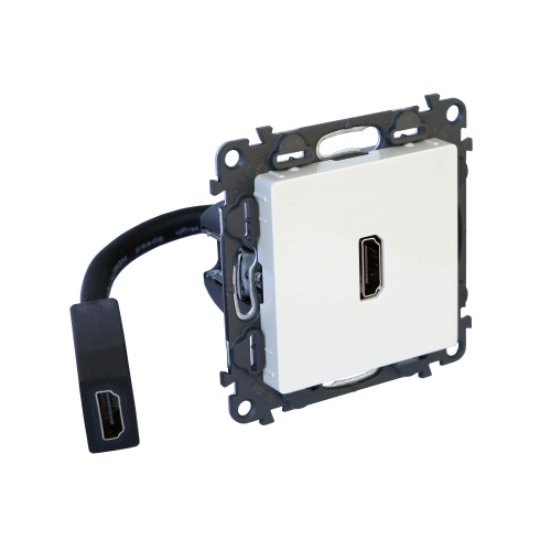 Фотография товара 'Legrand Valena LIFE. Розетка HDMI с предварительно подключенным разьемом 753275'