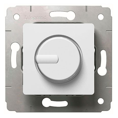 Фотография товара 'Legrand Светорегулятор поворотный, 300Вт, 230В, Cariva 773617'