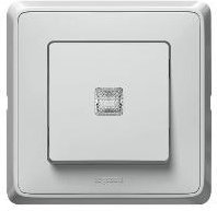 Фотография товара 'Legrand Переключатель на 2 направления, с подсветкой, 10АХ, 250В, Cariva 773626'