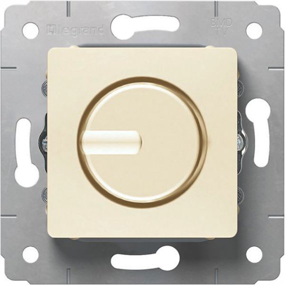 Фотография товара 'Legrand Светорегулятор поворотный, 300Вт, 230В, Cariva 773717'