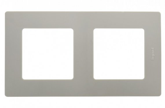 Фотография товара 'Legrand Рамка 2 поста ETIKA 672522'