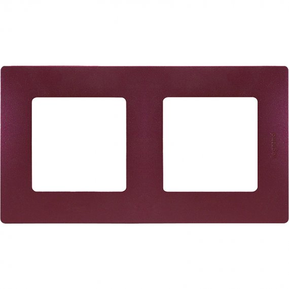 Фотография товара 'Legrand Рамка 2 поста ETIKA 672562'