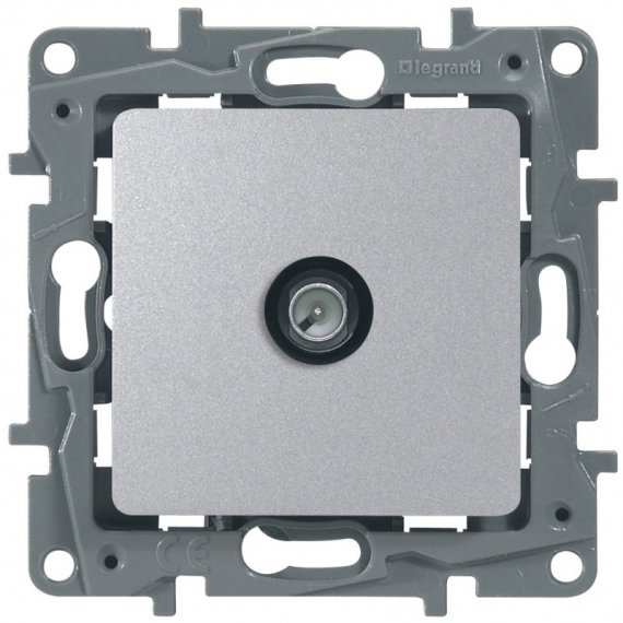 Фотография товара 'Legrand Модуль розетки TV проходной, 15дБ, 5-862 мГц ETIKA 672463'