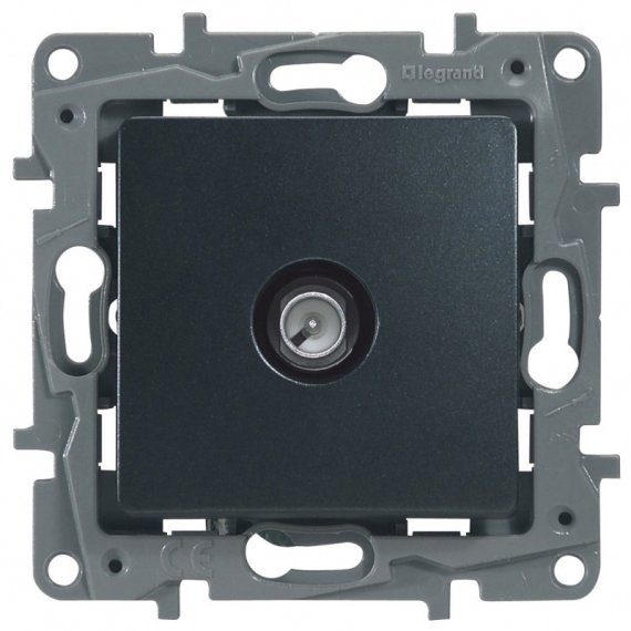 Фотография товара 'Legrand Модуль розетки TV проходной, 15дБ, 5-862 мГц ETIKA 672663'