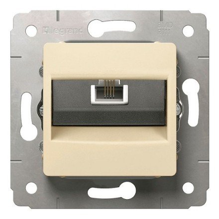 Фотография товара 'Legrand Розетка телефонная RJ11 Cariva 773738'