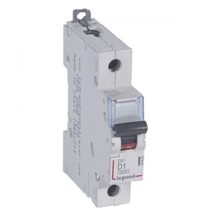 Фотография товара 'Legrand Автоматический выключатель, серия DX3, D1A 1-полюсный 407963'