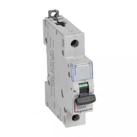 Фотография товара 'Legrand Автоматический выключатель, серия DX3, C4A, 16kA, 1-полюсный 409110'