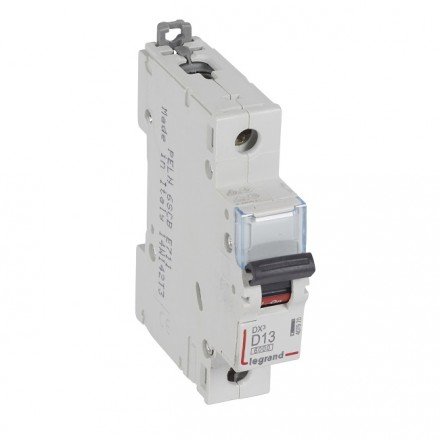 Фотография товара 'Legrand Автоматический выключатель, серия DX3, D13A 1-полюсный 407970'