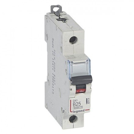 Фотография товара 'Legrand Автоматический выключатель, серия DX3, B25A 1-полюсный 407434'