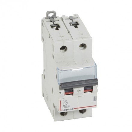 Фотография товара 'Legrand Автоматический выключатель, серия DX3, D2A 2-полюсный 408024'