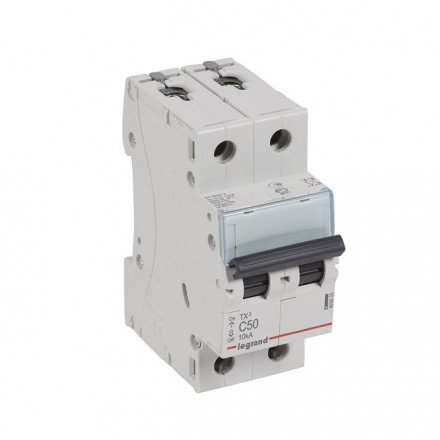 Фотография товара 'Legrand Автоматический выключатель, серия TX3 2-полюсный 403935'