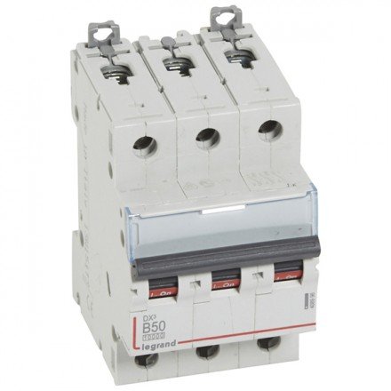 Фотография товара 'Legrand Автоматический выключатель, серия DX3, B3A, 16kA, 3-полюсный 408986'