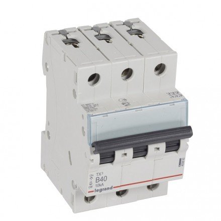 Фотография товара 'Legrand Автоматический выключатель, серия TX3, 3-полюсный 403892'