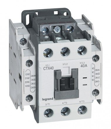 Фотография товара 'Legrand Контактор CTX3 3P 32A 2 НО + 2 НЗ 110V 416124'