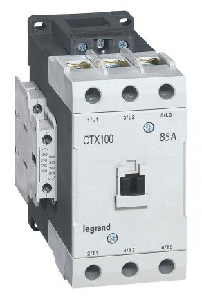 Фотография товара 'Legrand Контактор CTX3 3P 85A 2 НО + 2 НЗ 415V 416209'