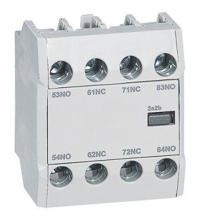 Фотография товара 'Legrand Блок вспомогательного контакта CTX3 фронтальный 4 НО 416853'