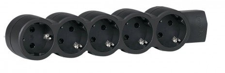 Фотография товара 'Legrand Блок розеток без шнура, 5 розеток 16А ультраплоский, фиксируемый серия Стандарт 695038'