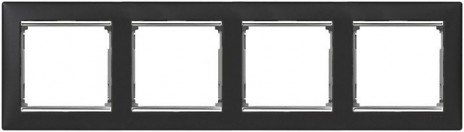 Фотография товара 'Legrand Рамка - Valena - 4 постовая горизонтальный монтаж 770394'