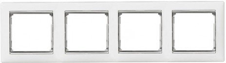 Фотография товара 'Legrand Рамка - Valena - 4 постовая горизонтальный монтаж 770494'