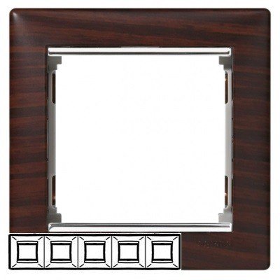 Фотография товара 'Legrand Рамка - Valena - 5 постовая горизонтальный монтаж 770375'