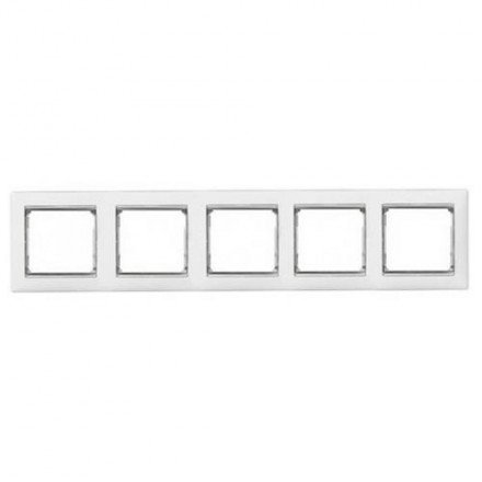 Фотография товара 'Legrand Рамка - Valena - 5 постовая горизонтальный монтаж 770495'