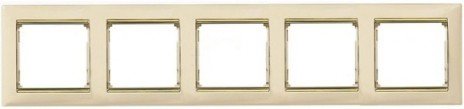 Фотография товара 'Legrand Рамка - Valena - 5 постовая горизонтальный монтаж 774155'