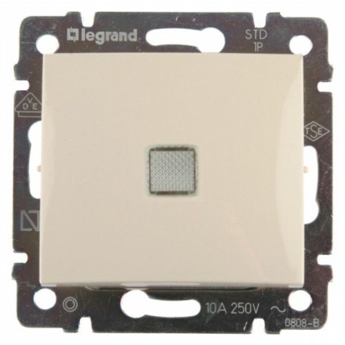 Фотография товара 'Legrand Переключатель на 2 направления с подсветкой, 10АХ, 250В Valena 774326'