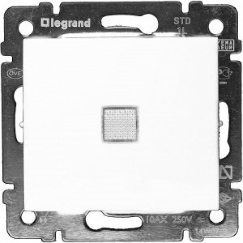 Фотография товара 'Legrand Переключатель на 2 направления, 1-клавишный, 10АХ, 250В, Valena 774426'