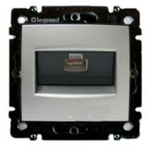 Фотография товара 'Legrand Модуль розетки информационной 1хRJ45, Категория 5е, с захватами, UTP, Valena 770230'