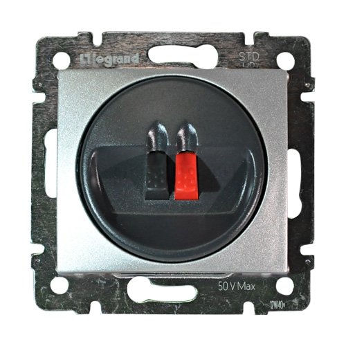 Фотография товара 'Legrand Модуль розетки одиночный для колонок, Valena 770223'