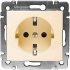 Фотография товара 'Legrand Модуль розетки 2К+З, с винтовыми зажимами, с защитными шторками 774321'
