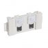 Фотография товара 'Legrand Розетка 2хRJ 45 - Программа Mosaic - категория 6 - UTP 076544'