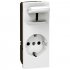 Фотография товара 'Legrand Розетка 2К+З с выталкивателем - Программа Mosaic 077231'