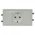 Фотография товара 'Legrand Розетка 2К+3 - Программа Mosaic - для установки в кабель-канале 077431'
