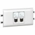 Фотография товара 'Legrand Розетка 2 x RJ 45 - Программа Mosaic - с рамкой и суппортом для DLP 078663'
