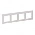 Фотография товара 'Legrand Valena LIFE Рамка 4-постовая универсальная 754004'