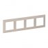 Фотография товара 'Legrand Valena LIFE Рамка 4-постовая универсальная 754044'