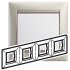 Фотография товара 'Legrand Рамка - Valena - 4 постовая горизонтальный монтаж 770474'