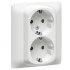 Фотография товара 'Legrand Двойная розетка - Galea Life - 2х2К+3- винтовые клеммы 771031'