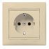 Фотография товара 'Legrand Розетка VALENA CLASSIC, скрытый монтаж, с заземлением 774323'