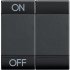 Фотография товара 'Legrand Livinglight Клавиша ON OFF 2 модуля L4911M2AGN'